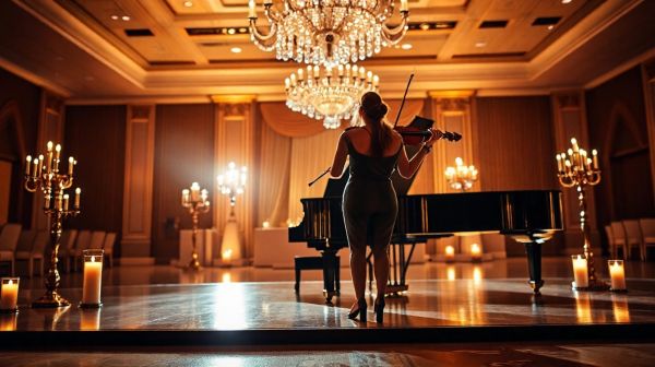 Choisissez un violoniste pour mariage : l'art d'ambiance enchantée
